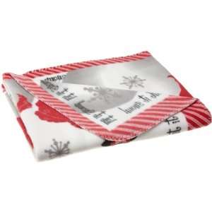  Let it Snow 50 Inch by 60 Inch Print Throw