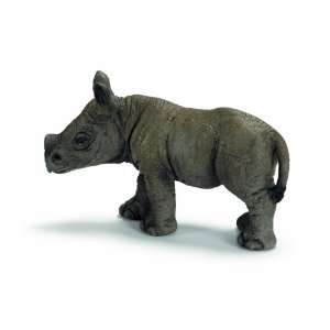  Schleich African Black Rhino Calf Figure Toys & Games