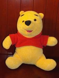 Winnie The Pooh Talking Plush Stuffed Animal Toy Disney Teddy Bear 