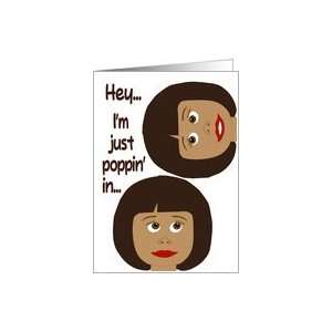  African American Sisters   Happy Twins Day Card Health 