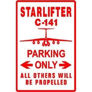  C 141 STARLIFTER PARKING military pilot sign