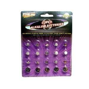    48 Pack of 20 Pack button akaline batteries