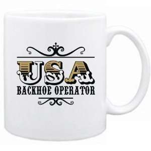  New  Usa Backhoe Operator   Old Style  Mug Occupations 
