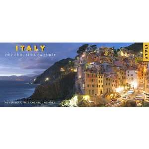    Italy Cool Sites 2012 Panoramic Wall Calendar
