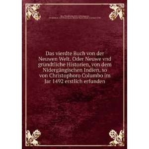   1519.Historia del Mondo Nuovo.Book 1.German.1594 Bry Books