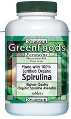 Spirulina 180c 500mg Weight Loss 100% Certified Organic  