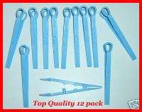 PIERCING KIT SUPPLIES 50 FIFTY DISPOSABLE FORCEPS  