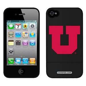  University of Utah U Large on AT&T iPhone 4 Case by 