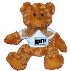  FROM THE LOINS OF MY MOTHER COMES RUTH Plush Teddy Bear 