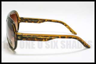 RETRO Sporty Aviator Sunglasses Flat Top TORT Khan  