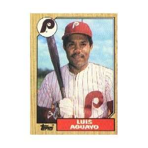  Luis Aguayo 1987 Topps Card #755