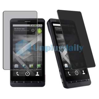 for Motorola Droid X Privacy Screen Cover Protector  
