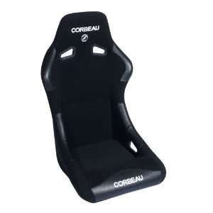  Forza Black Cloth Racing Fixed Back Seat