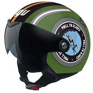  AGV Dragon Eagle Helmet   Small/Green Automotive