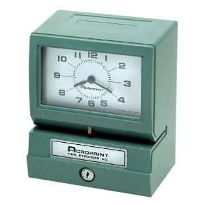   Recorder   Electric Print Time Recorder,Records Day Of Week/0 23 Hours