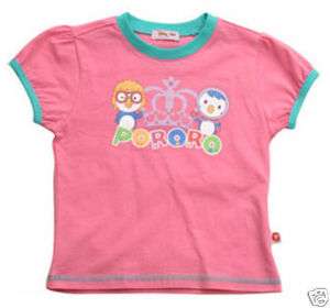 Pororo Animation Characters Sweet T Shirt (CROWN)  