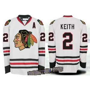  NHL Gear   Duncan Keith #2 Chicago Blackhawks White Jersey 