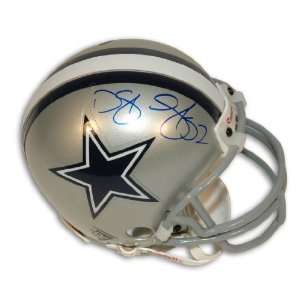  Dexter Coakley Autographed Dallas Cowboys Mini Helmet 