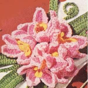  Vintage Crochet PATTERN to make   Gladiolas Flower Tie 