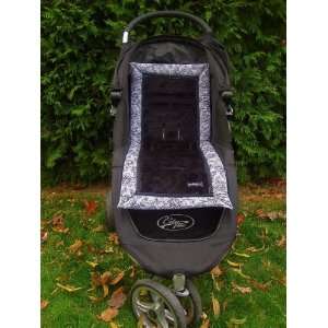  Booyah Baby Stroller Liner in Black Lullaby Lace Baby