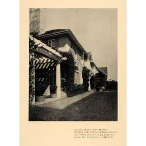 1911 Print Pergola Cockcroft Cottage Albro Lindeberg 
