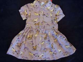 NWT Girls Gymboree Cowgirl Heart horse dress 6 12 month  