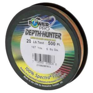 PowerPro Depth Hunter 20 lb.   500 feet Braided Fishing Line  