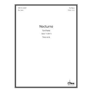  Nocturne   Opus 15 (Score) Peter Jarvis (Composer) Books