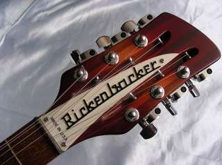 90 Rickenbacker 330/12 Modded w 60s Gibson P 90s USA Fireglo 330 12 