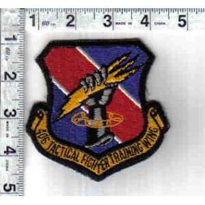   TactIcal Fighter Training wing   U.S. Air Force Patch 