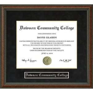  Dawson Community College Diploma Frame