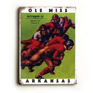  University of Mississippi VS Arkansas , 12x9