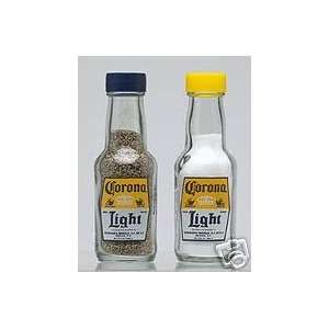  Corona Light Mini Bottle Salt and Pepper Shaker Set.