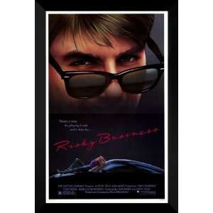   Risky Business FRAMED 27x40 Movie Poster Tom Cruise