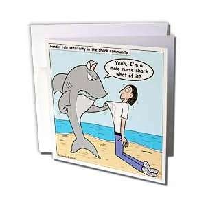 Rich Diesslins Funny General   Editorial Cartoons   Male Nurse Shark 