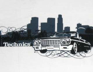 Technics Impala Lowrider Los Angeles Skyline T Shirt S  