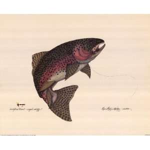 Rainbow Trout Finest LAMINATED Print Terri Blehm 20x16