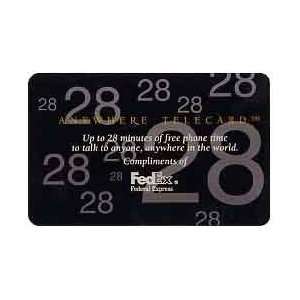  Card 28m FedEx   Federal Express Complimentary Issue 