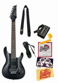 Ibanez S7420 S Seven String Electric Guitar Bundle  