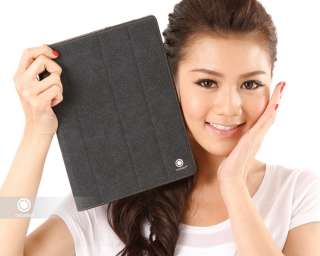 GGMM The New iPad 3rd Gen Magnetic Smart PU Leather Cover Case 