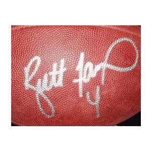 Brett Favre Autographed Wilson NFL Football