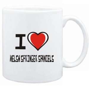  Mug White I love Welsh Springer Spaniels  Dogs Sports 