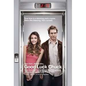  Good Luck Chuck Original Single Sided Sided Movie Poster 