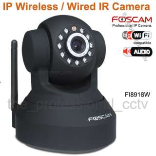 Foscam WiFi Wireless CCTV IR IP Pan/Tilt Camera FI8918W  