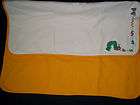   Baby Blanket Eric Carle The Very Hungry Caterpillar Yellow White Knit