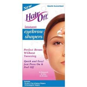  Hair Off Instant Eyebrow Shapers    18 ct. (Quantity of 5 