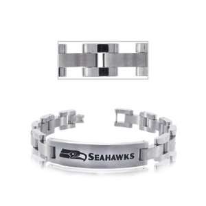  Seattle Seahawks Bracelet Mens Titanium   NFL Official 
