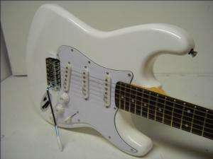 Vintage 1963 WHITE Stagg Strat AWESOME BANG FOR BUCK  