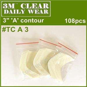 3M 1522 Daily Wear Clear Tape 3 A contour 108pcs #TCA3 toupee wig 