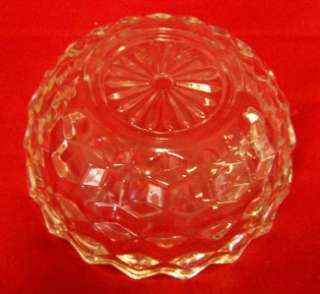 Vtg Whitehall Colony Indiana Glass Clear Nappy Bowl EUC. Bowl 